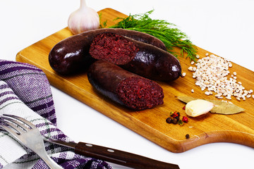 Black Pudding Kaszanka with Sauerkraut