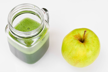 Juice from Apple, Cucumber and Parsley