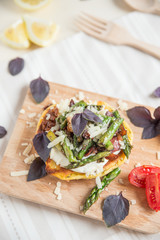 Spargel Burger