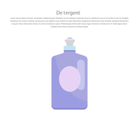 Plastic Bottle for Liquid Laundry Detergent