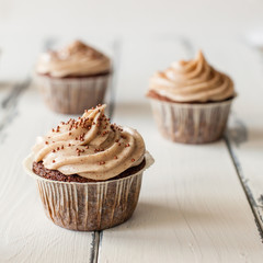 mocca muffins med topping