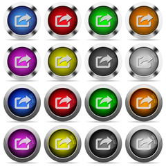 Export glossy button set