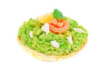 Sandwiches with Avocado and Salmon