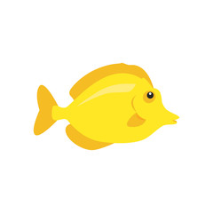 Fish Icon Design Flat Isolated