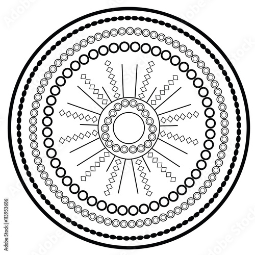 Relaxing Coloring Page With Mandala For Kids And Adults Art Therapy Meditation Book