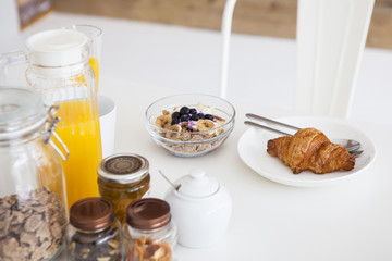 Stylish breakfast