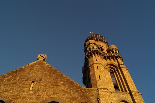 &eacute;glise corps-nuds, bretagne, ille et vilaine, clocher, musulman, ciel, religion, amour