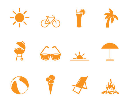 Iconset Sommer - Orange