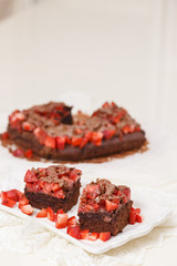 chocolate strawberry cake