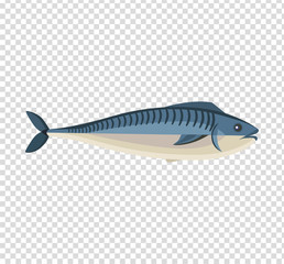 Fish Icon Design Flat Isolated