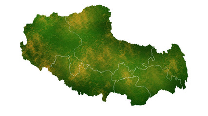 Tibet tropical texture map