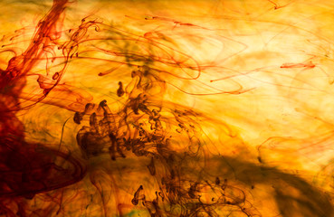 Background consists of fractal color texture and is suitable for use in projects on imagination, creativity and design 
