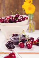fresh cherry jam