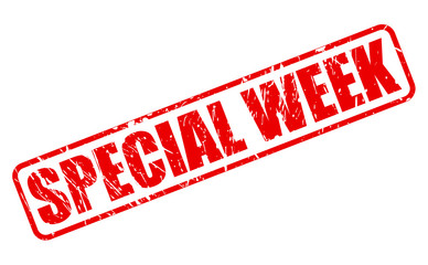 SPECIAL WEEK RED STAMP TEXT