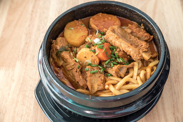 Gamjatang Korean Spicy Pork rib