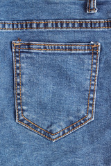 blue jeans pocket