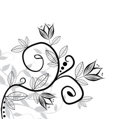 Abstract floral background