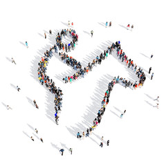 people equestrian competition sport 3d