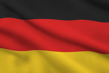 German Waving Flag