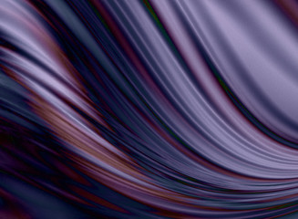 Are flowing down soft undulating folds of purple and violet shades
