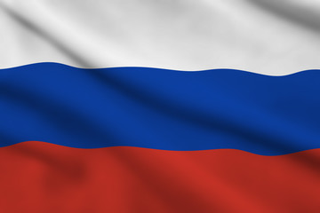 Russian Waving Flag