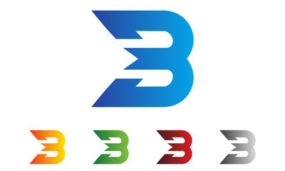 letter B logo vector