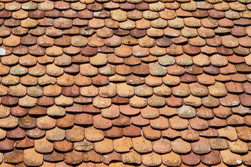 Biberschwanz, Dachziegel, Rothenburg o. d. T.