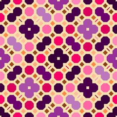 Abstract seamless geometric patterns. Kaleidoscope seamless