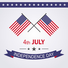 Independence day USA 4th july. Vector illustration