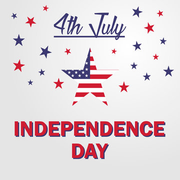 Independence day USA 4th july. Vector illustration