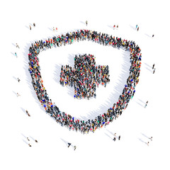 people shield medicine 3d