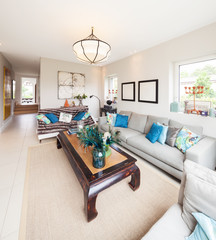 Modern house, living room