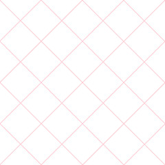 Pink Grid White Diamond Background Vector Illustration