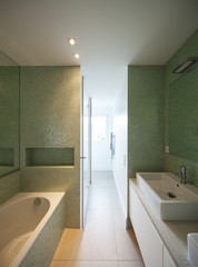 Modern house,modern toilet