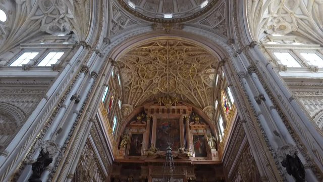 Cordoba, Andalusia, Spagna, Aprile 20, 2016: Cattedrale dell'Immacolata Concezione di Maria Santissima (Ultra High Definition, UltraHD, Ultra HD, UHD, 4K, 2160P, 3840x2160)
