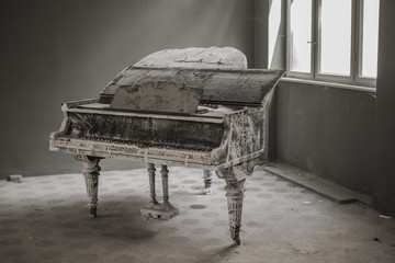 old piano