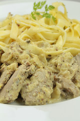 filet mignon de porc et tagliatelles 21062016