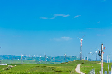 Fototapeta na wymiar Windmill-panorama