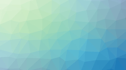 Abstract blue gradient lowploly of many triangles background for use in design