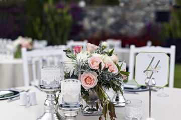 impressive and beautiful wedding set up