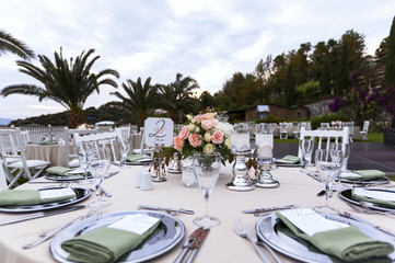 impressive and beautiful wedding set up