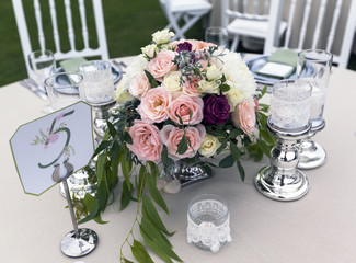 impressive and beautiful wedding set up