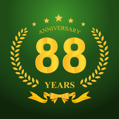 Anniversary emblems template design