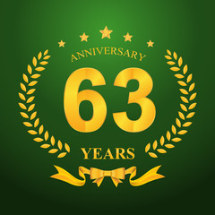 Anniversary emblems template design