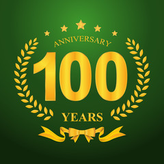 Anniversary emblems template design