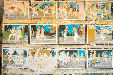 Obraz premium MATARA, SRI LANKA - Weherahena buddhist temple is said be the largest and the first tunnel temple in the world.The 600 feet tunnel was fist build by excavating the mound of earth.