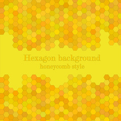 Abstract hexagon background
