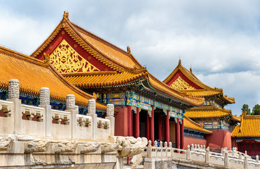 Gate of Supreme Harmony in the Forbidden City - Beijing