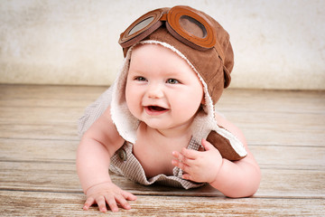Laughing little baby