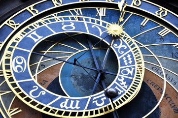 Fototapeta premium Prag - Prunkvolle astronomische Uhr am Rathaus